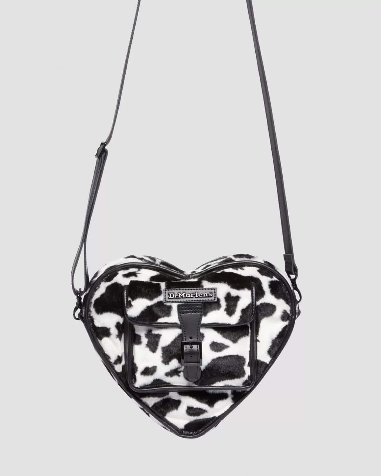 UNISEX Dr. Martens Borsa a forma di cuore con stampa maculata