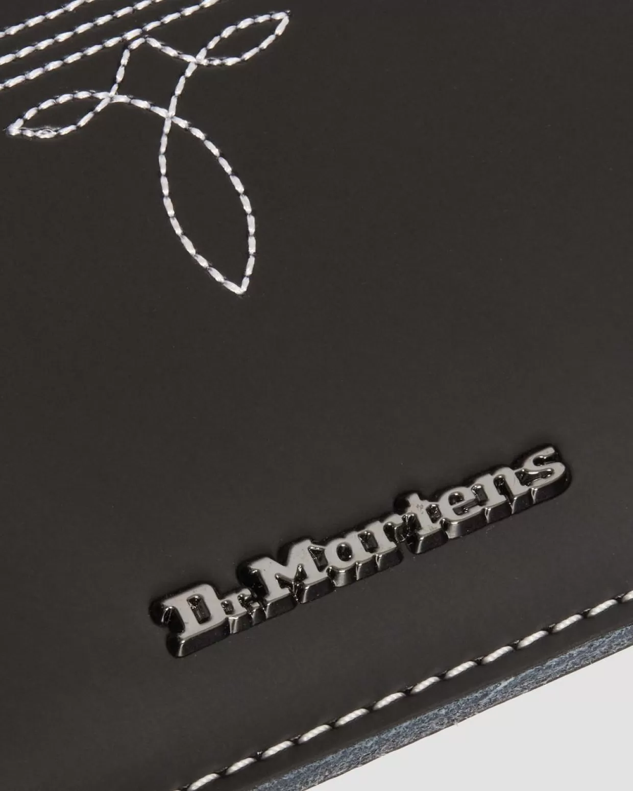 Dr. Martens BORSA A TRACOLLA IN PELLE CON CUCITURE A CONTRASTO 18 CM