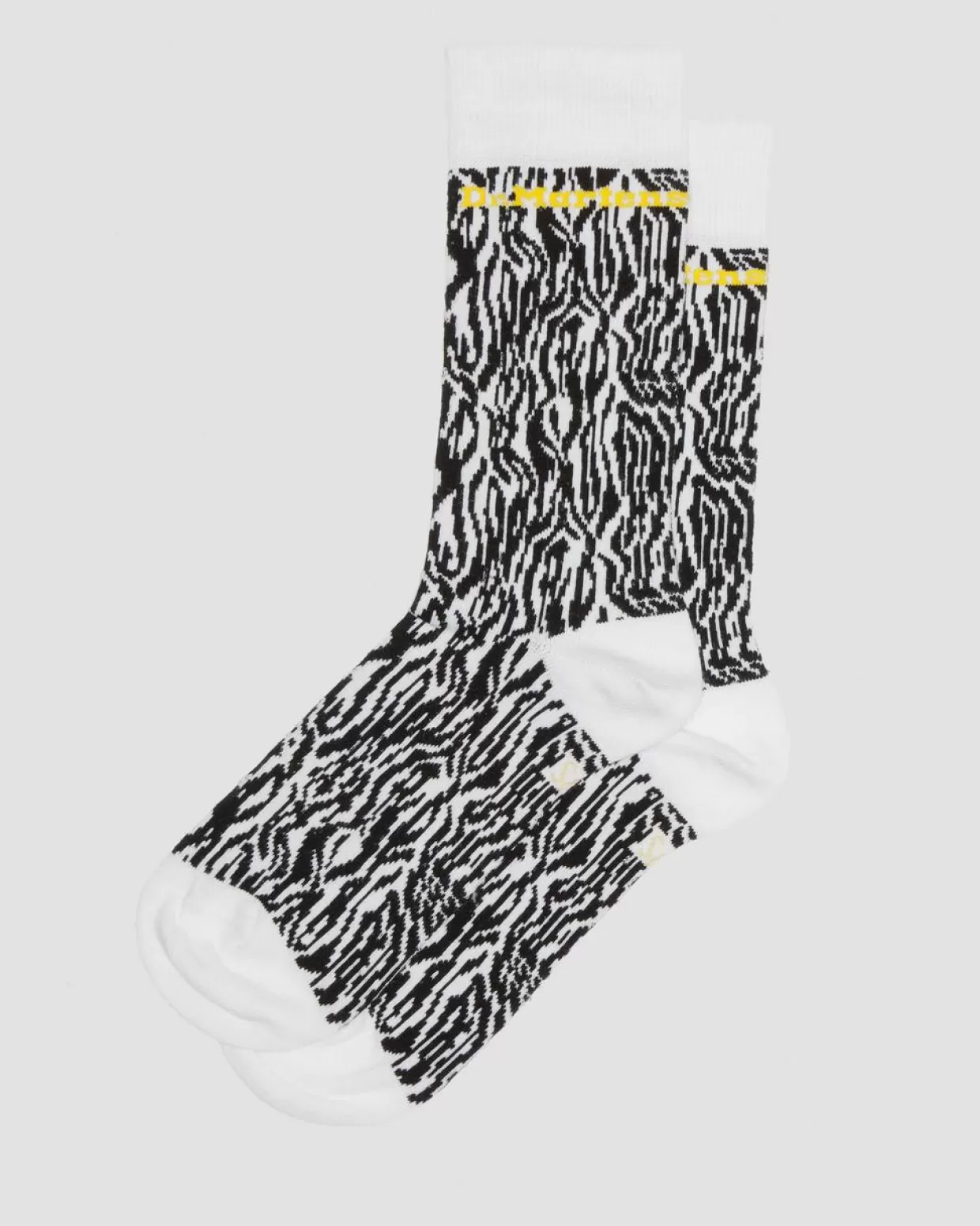 ACCESSORIES Dr. Martens Calzini in cotone biologico con stampa zebrata