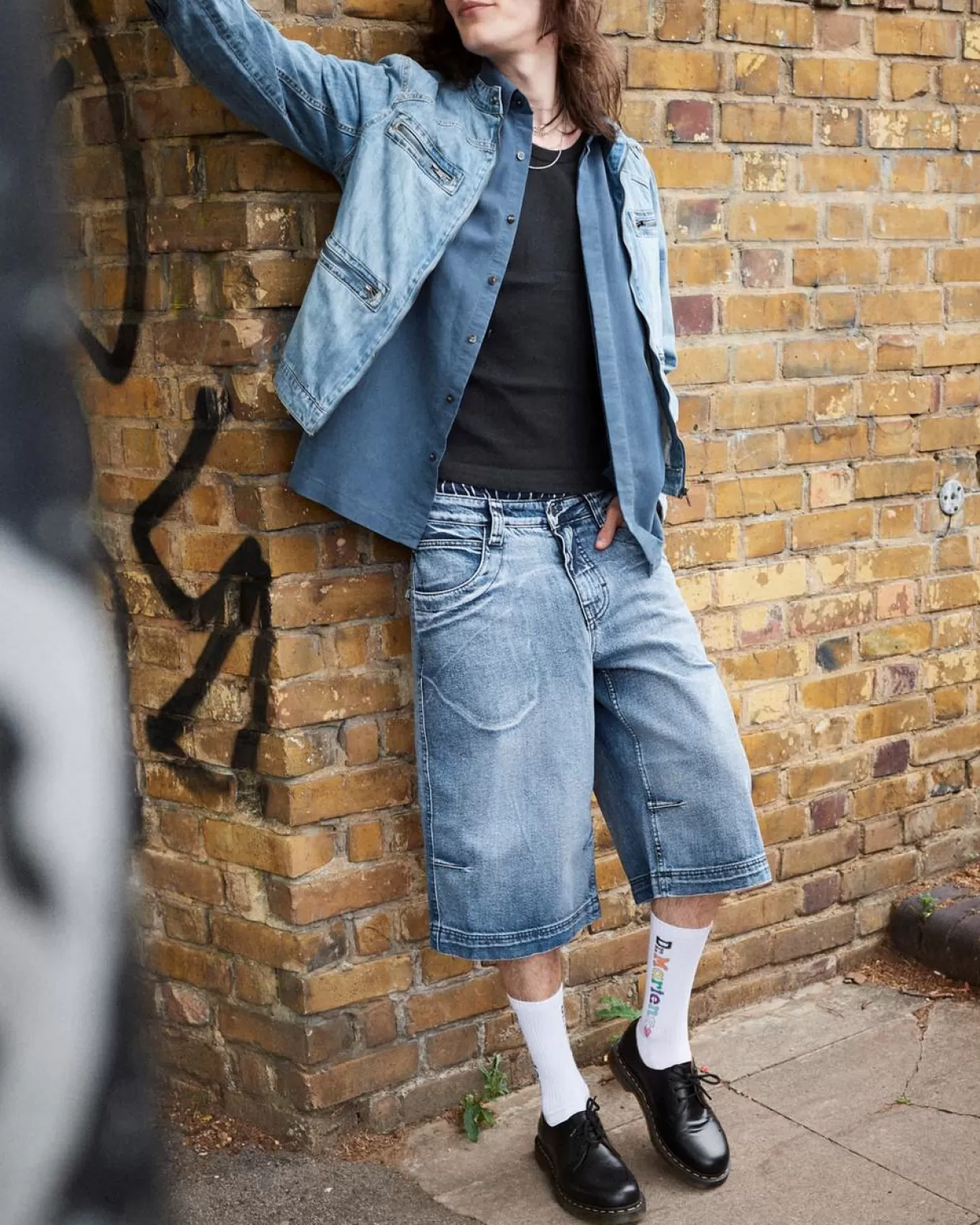 ACCESSORIES Dr. Martens Calzini in misto cotone con logo verticale per il Pride