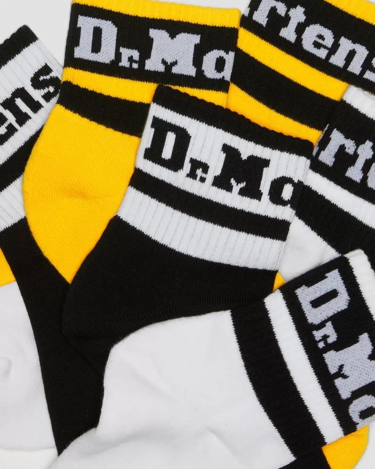 ACCESSORIES Dr. Martens Confezione da tre paia di calzini corti Athletic Logo in misto cotone