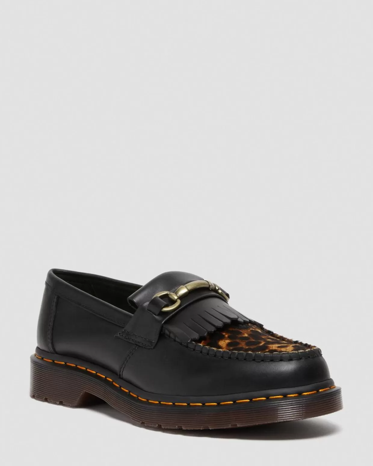 MENS Dr. Martens Mocassini Adrian Snaffle leopardati