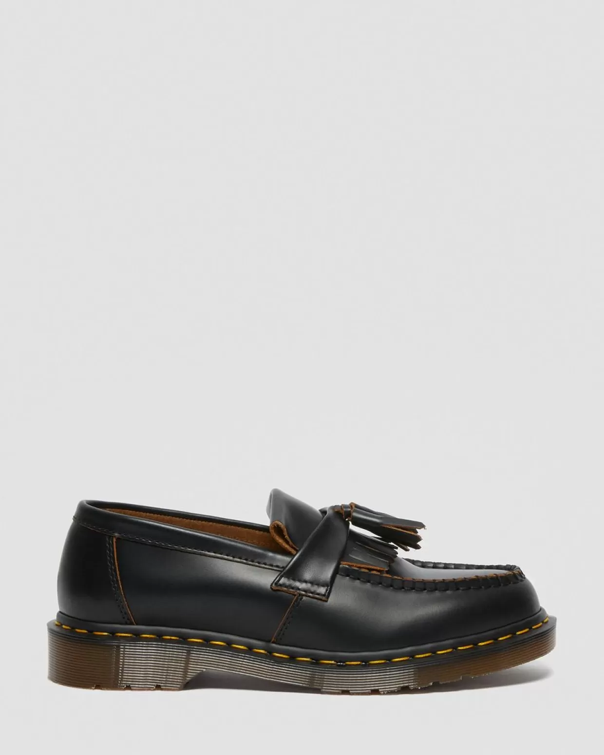 WOMENS Dr. Martens Mocassini vintage con nappe in pelle Quilon Made in England