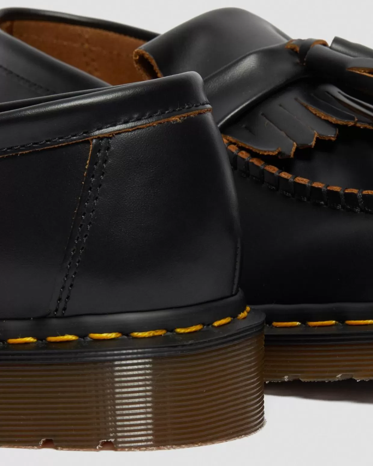 WOMENS Dr. Martens Mocassini vintage con nappe in pelle Quilon Made in England