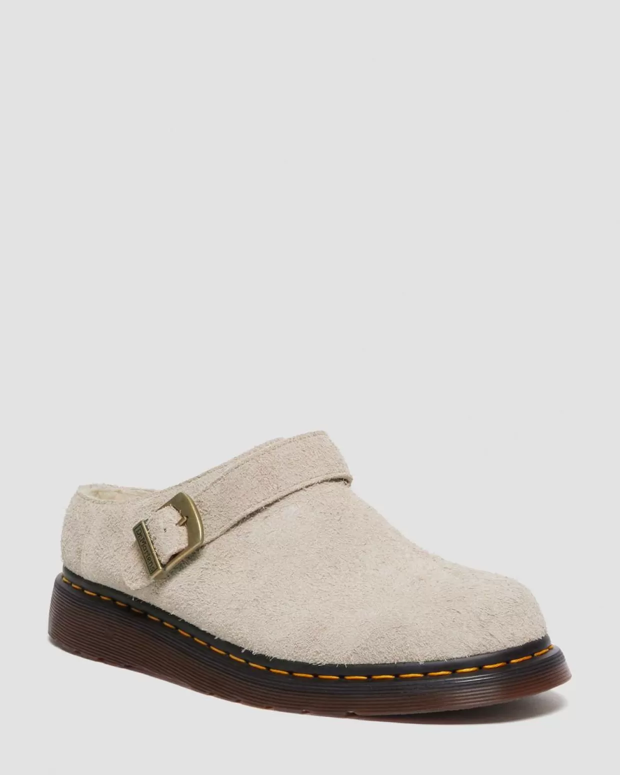 UNISEX Dr. Martens Mules in camoscio foderato in shearling sintetico Isham