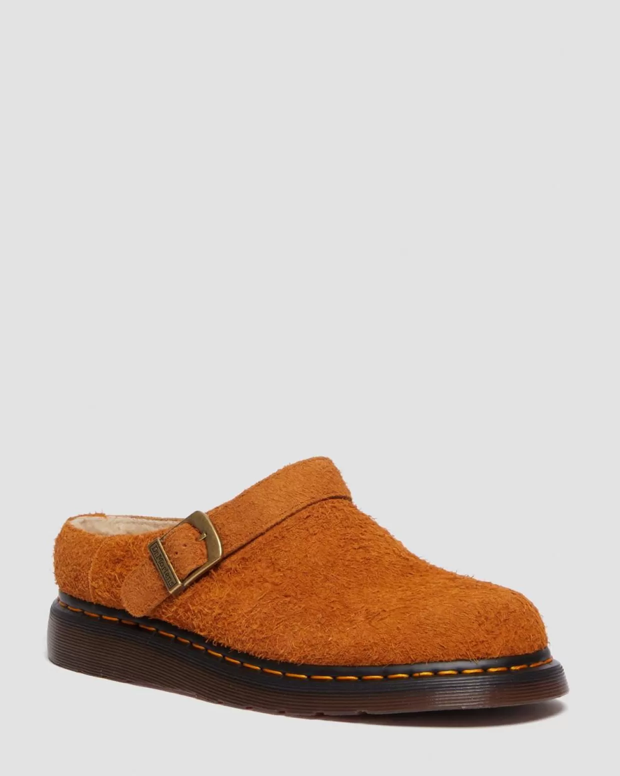 UNISEX Dr. Martens Mules in camoscio foderato in shearling sintetico Isham