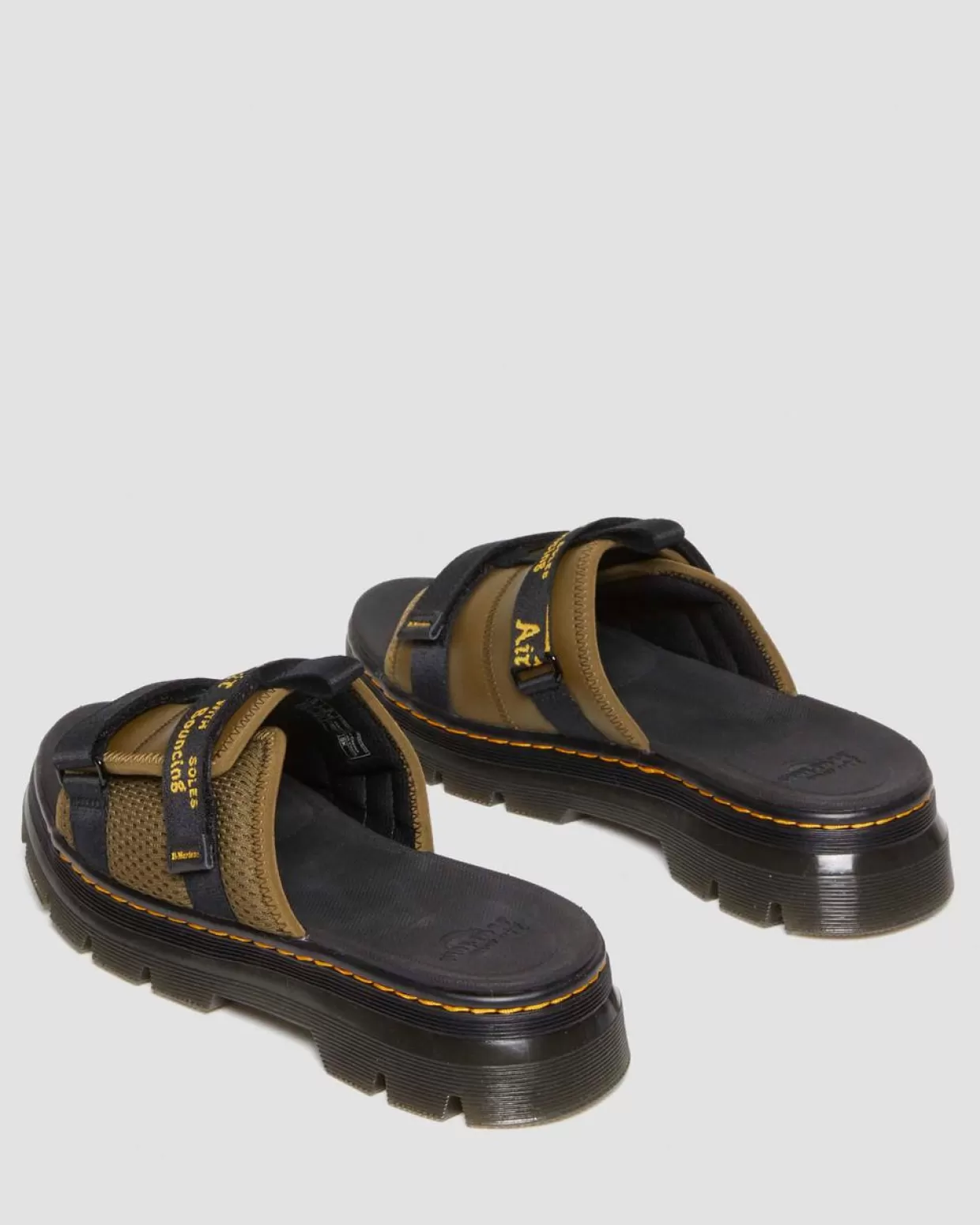 UNISEX Dr. Martens Sandali con cinturini Ayce Logo Platform in pelle bottalata
