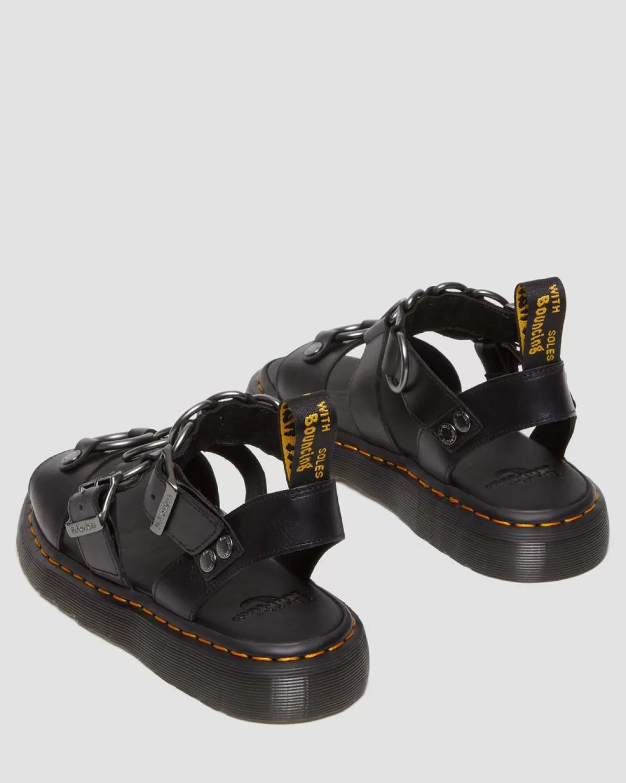 UNISEX Dr. Martens Sandali in pelle Gryphon Alternative Brando con cinturini