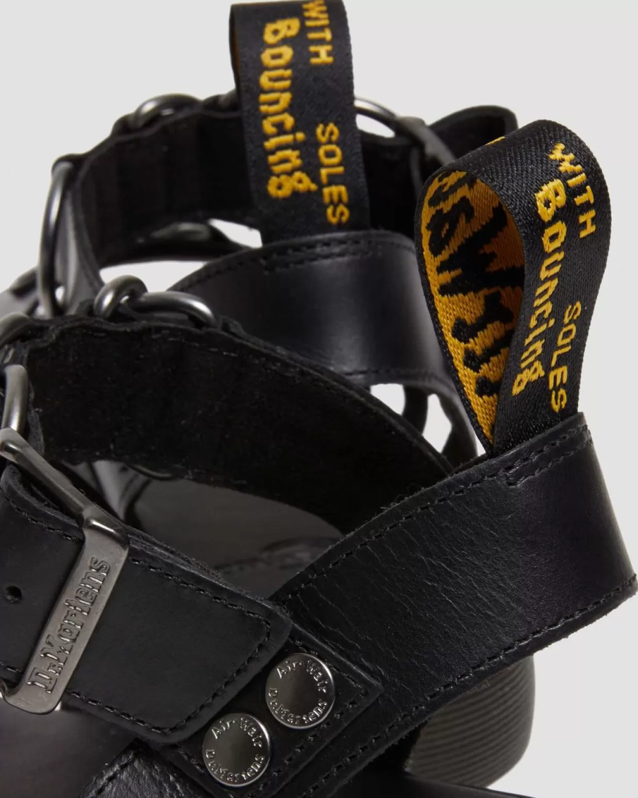 UNISEX Dr. Martens Sandali in pelle Gryphon Alternative Brando con cinturini