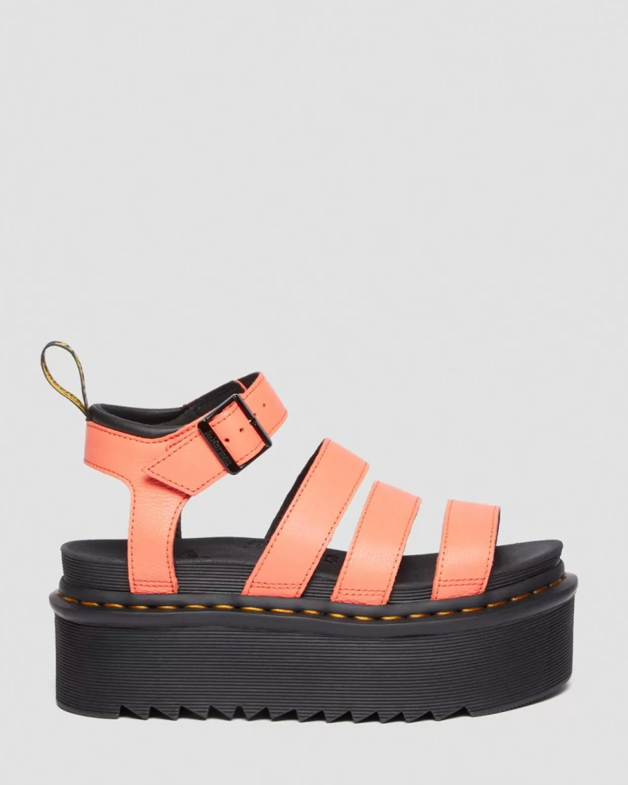 UNISEX Dr. Martens Sandali Platform Blaire Quad con cinturino in pelle Pisa