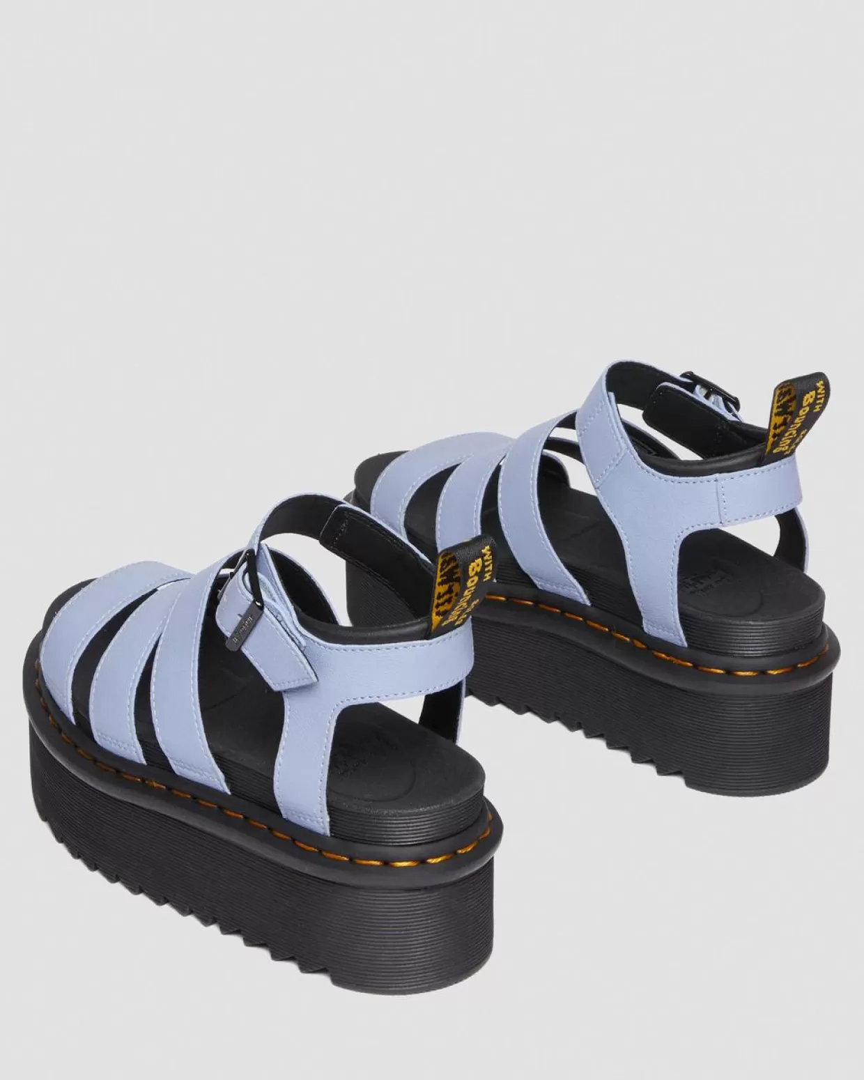 UNISEX Dr. Martens Sandali Platform Blaire Quad con cinturino in pelle Pisa