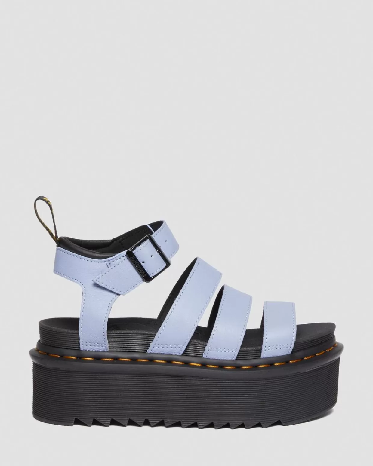 UNISEX Dr. Martens Sandali Platform Blaire Quad con cinturino in pelle Pisa