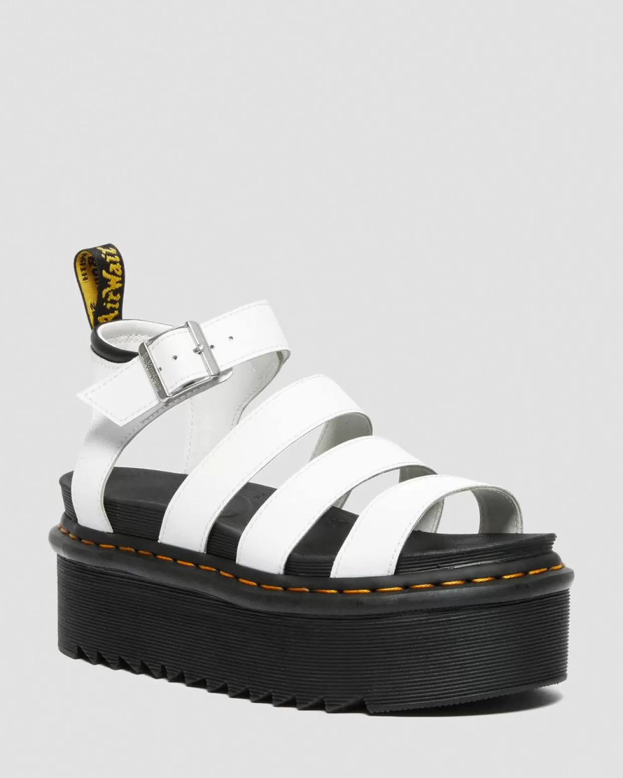 WOMENS Dr. Martens Sandali Platform di pelle Blaire Quad Hydro stile gladiatore