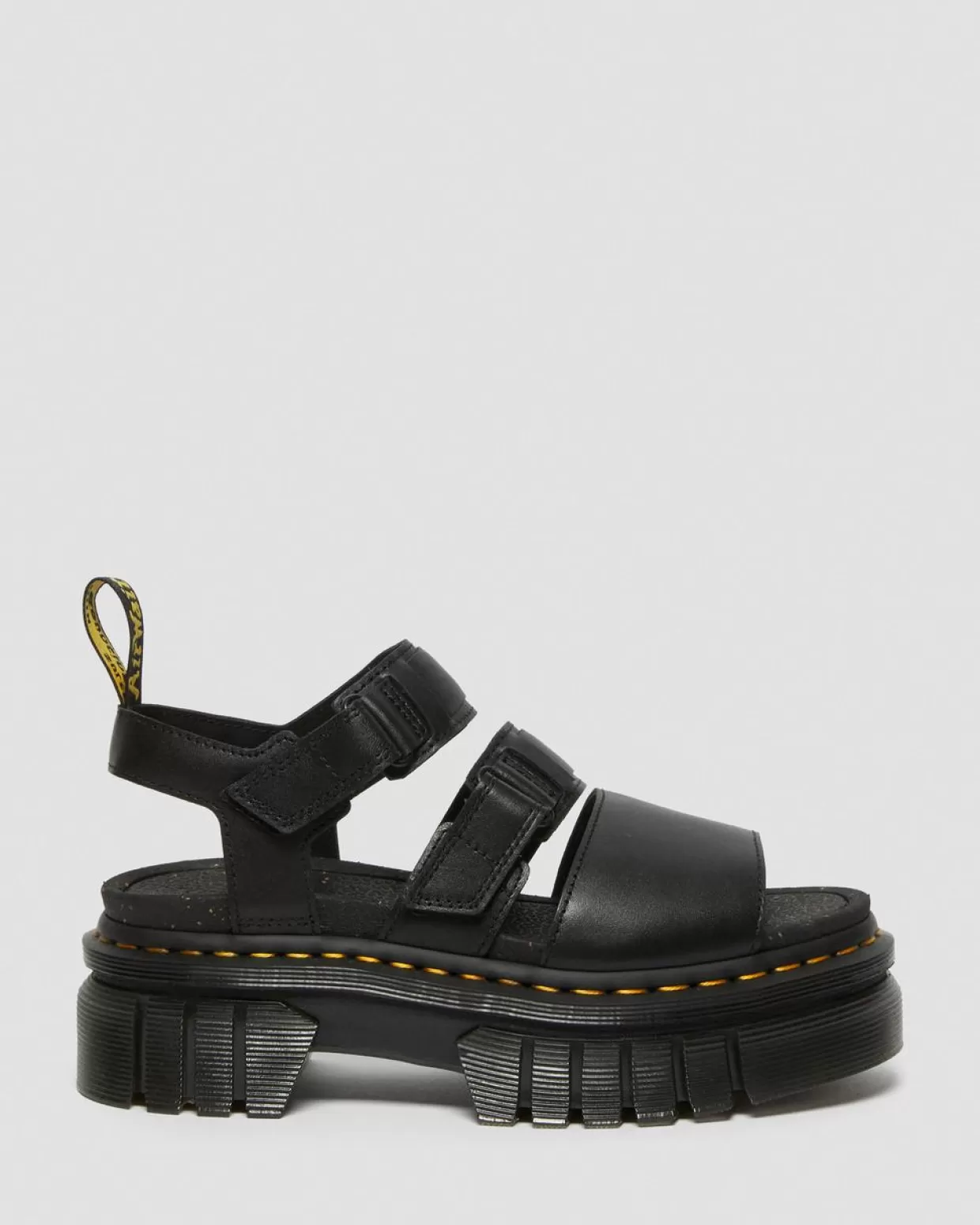 WOMENS Dr. Martens Sandali platform Ricki Nappa Lux in pelle con 3 cinturini