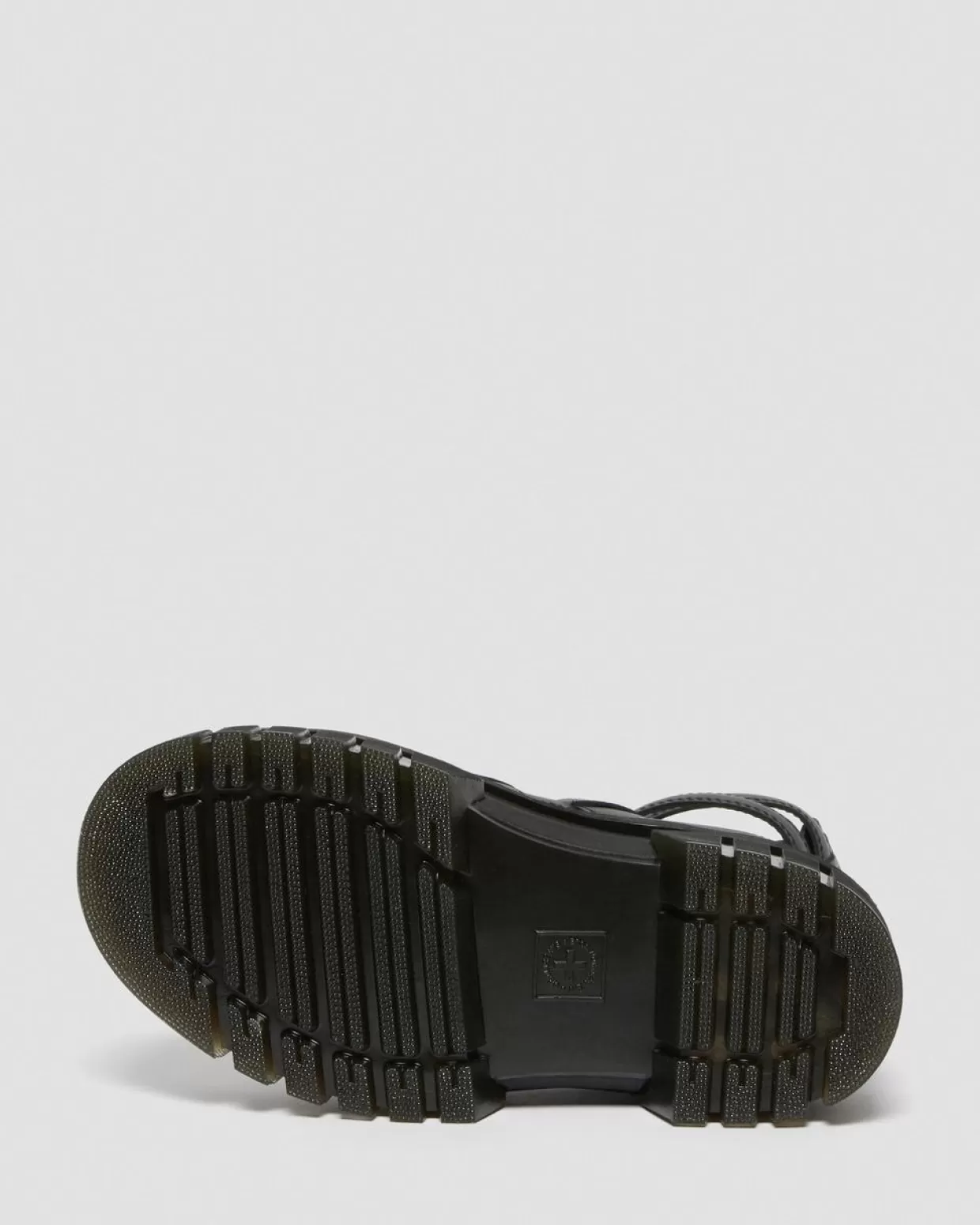WOMENS Dr. Martens Sandali platform stile gladiatore Ricki Hardware Nappa Lux in pelle