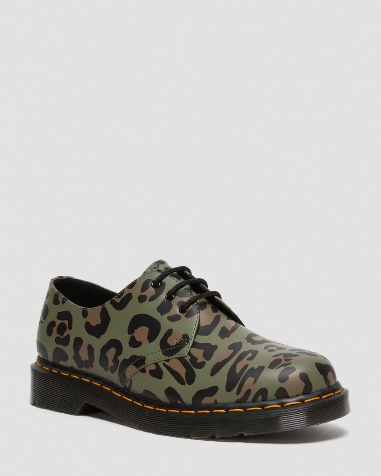 UNISEX Dr. Martens Scarpe 1461 Distorted con stampa leopardata
