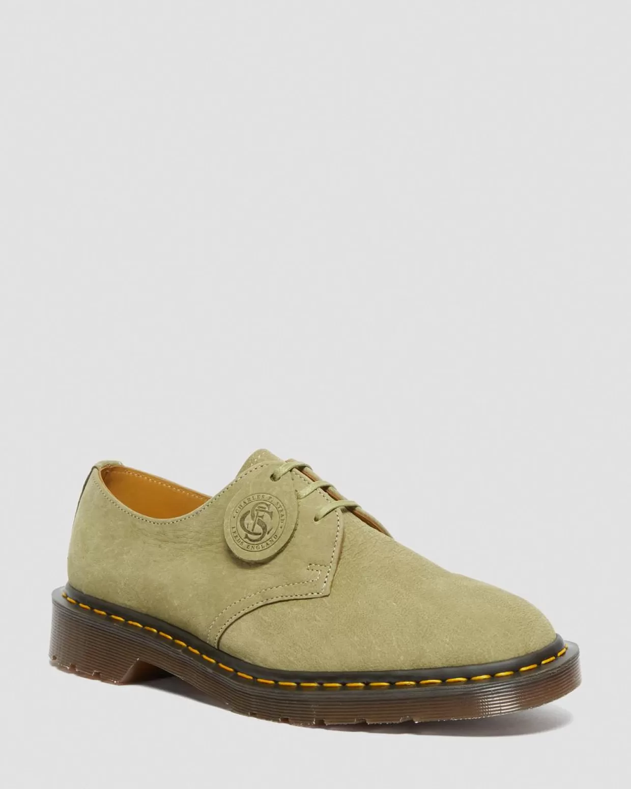 UNISEX Dr. Martens Scarpe 1461 Made in England in pelle Nubuck