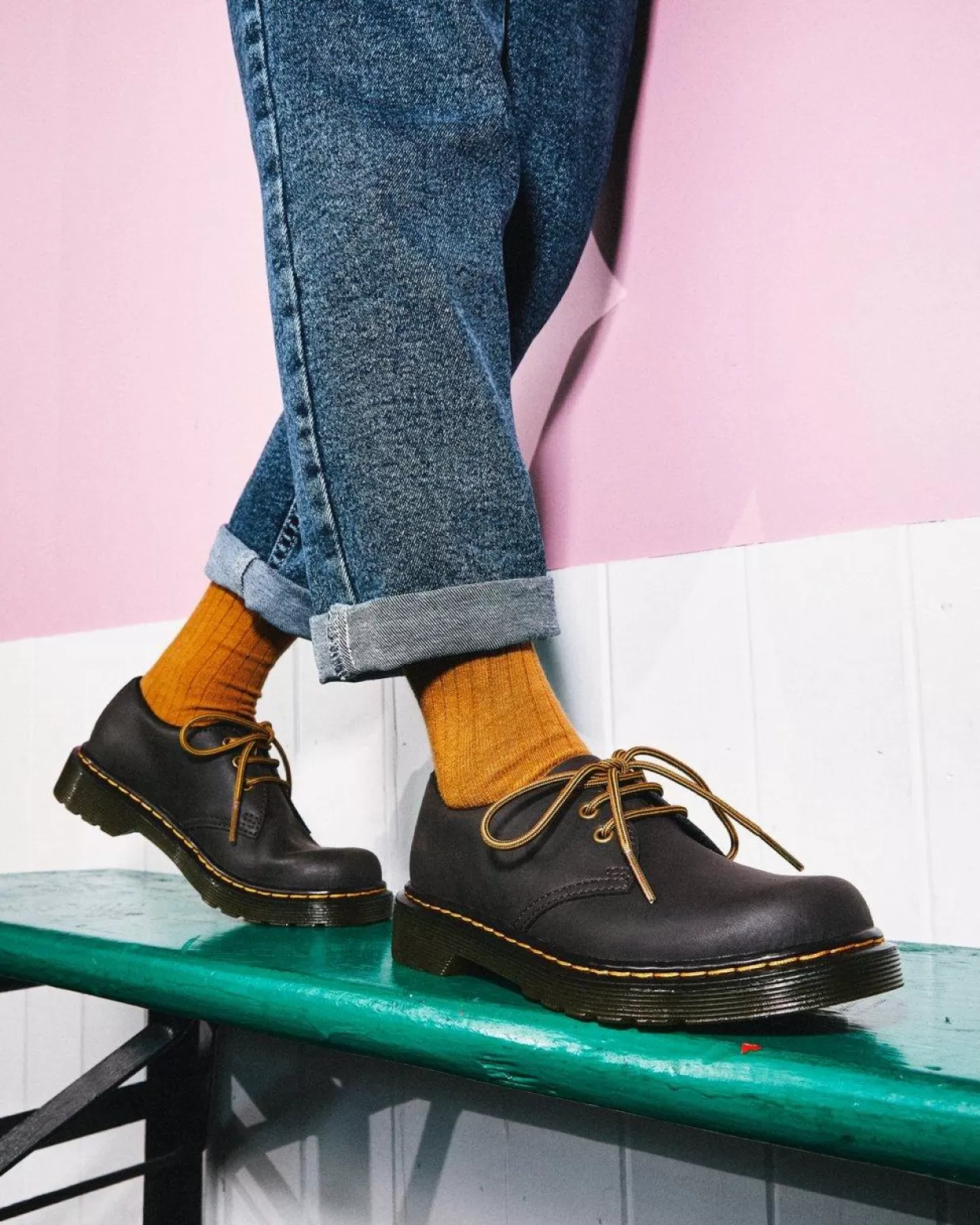 UNISEX Dr. Martens Scarpe di pelle 1461 Bambini