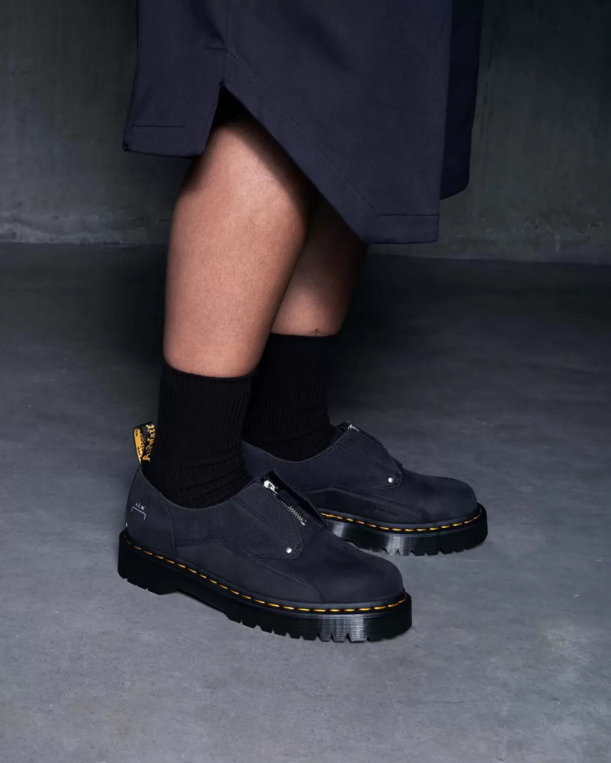 WOMENS Dr. Martens Scarpe di pelle 1461 Bex A-COLD-WALL*