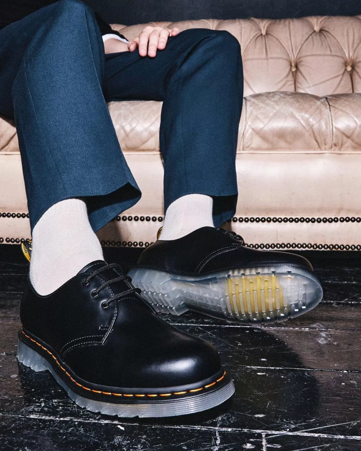 UNISEX Dr. Martens Scarpe di pelle 1461 Iced Smooth