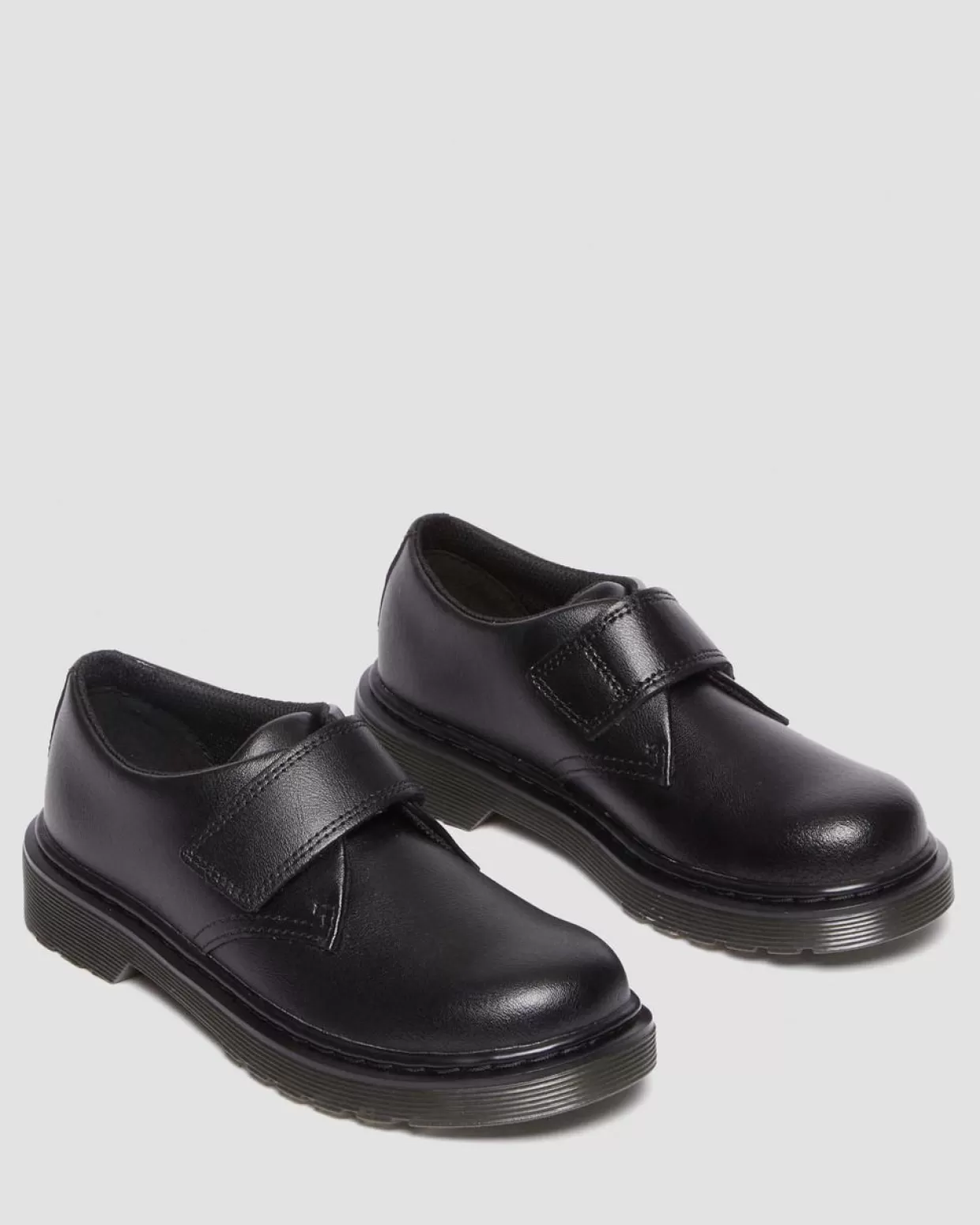 KIDS Dr. Martens Scarpe Junior Kamron in pelle con cinturino in velcro
