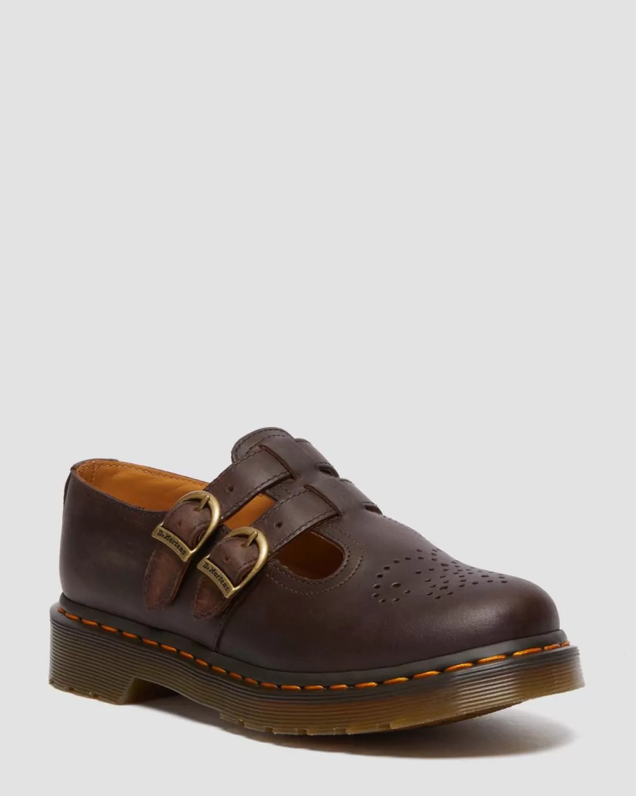 WOMENS Dr. Martens Scarpe Mary Jane 8065 in pelle Crazy Horse
