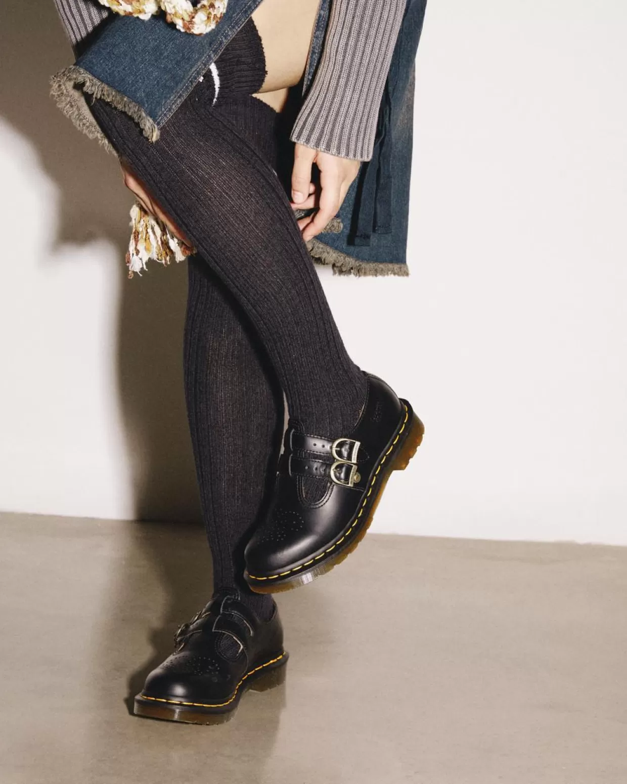WOMENS Dr. Martens Scarpe Mary Jane 8065 in pelle Smooth