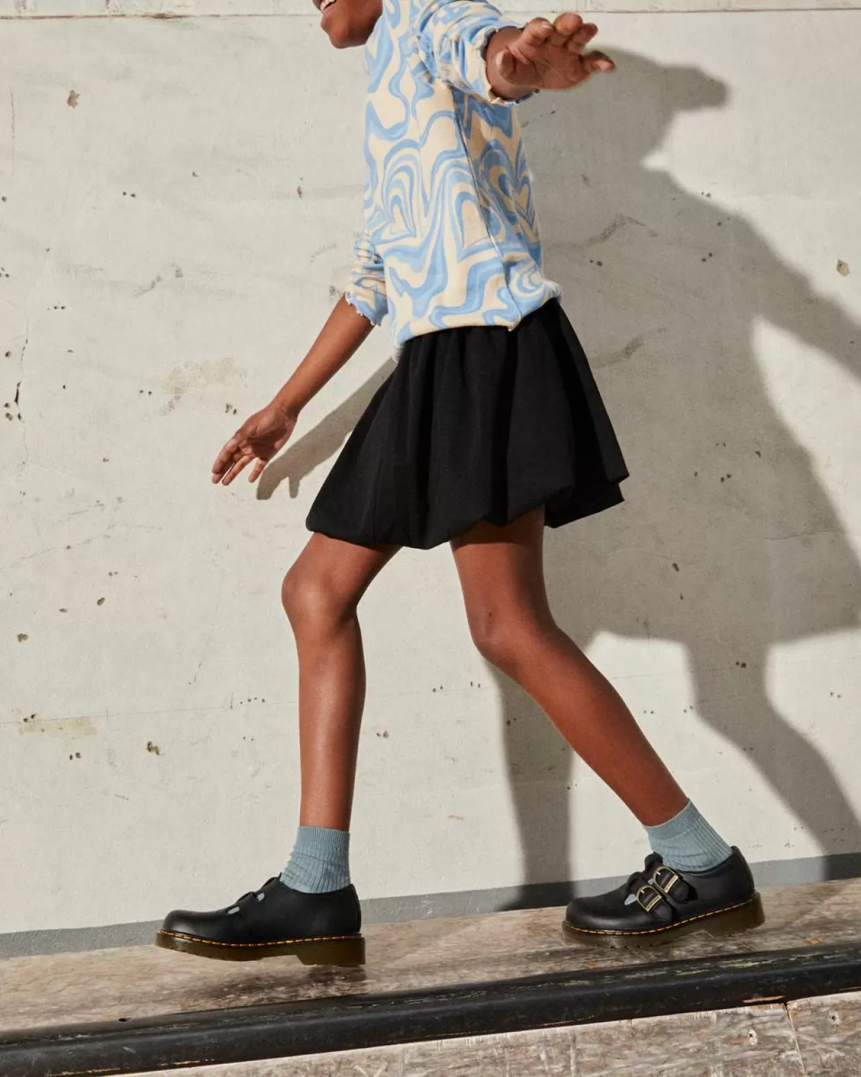 KIDS Dr. Martens Scarpe Mary Jane Junior 8065 Softy T in pelle