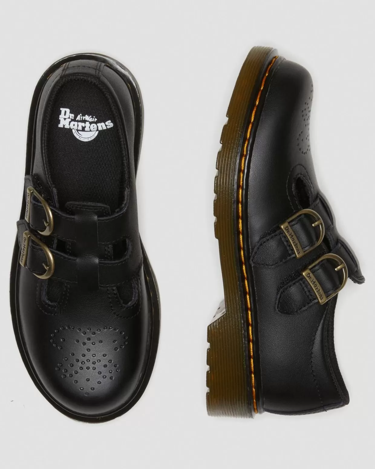 KIDS Dr. Martens Scarpe Mary Jane Junior 8065 Softy T in pelle