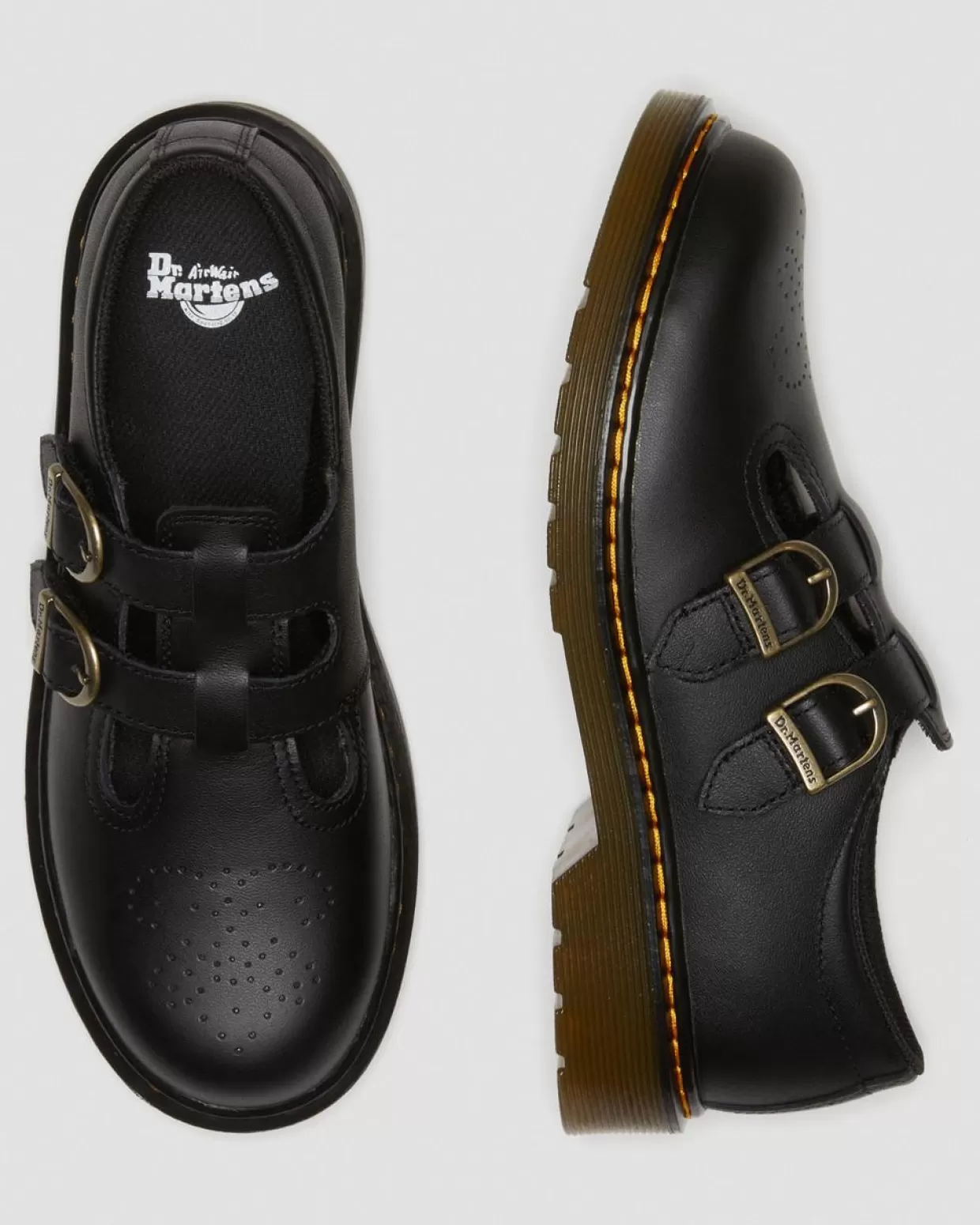 KIDS Dr. Martens Scarpe Mary Jane per ragazzi 8065 Softy T in pelle