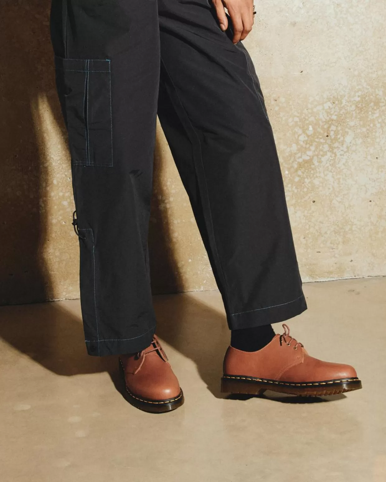 WOMENS Dr. Martens Scarpe Oxford 1461 in pelle Carrara
