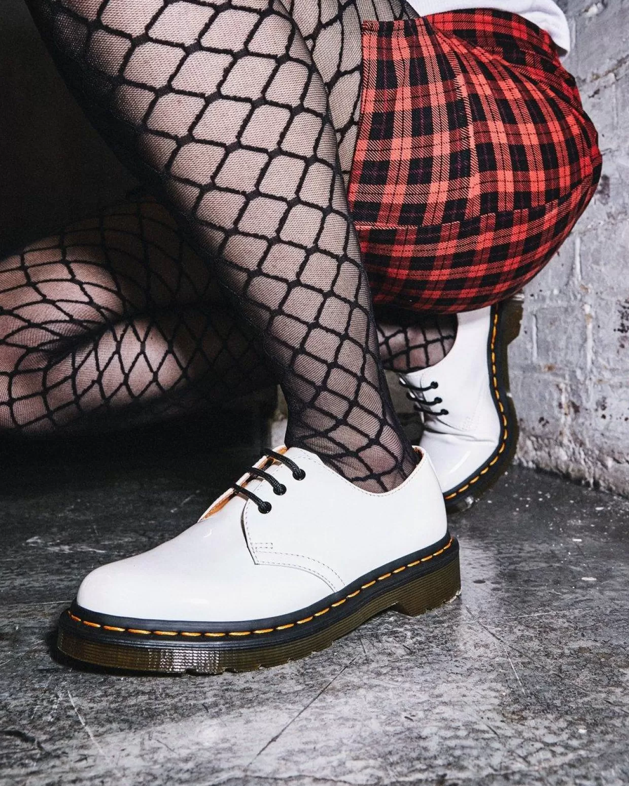 WOMENS Dr. Martens Scarpe Oxford 1461 Mono in pelle verniciata
