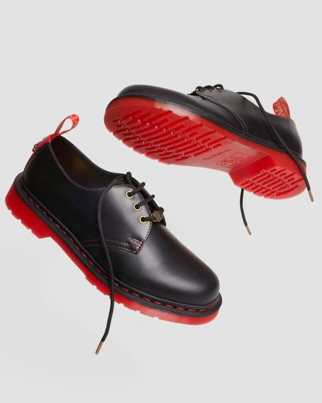 WOMENS Dr. Martens Scarpe Oxford 1461 Year of The Rabbit in pelle Smooth