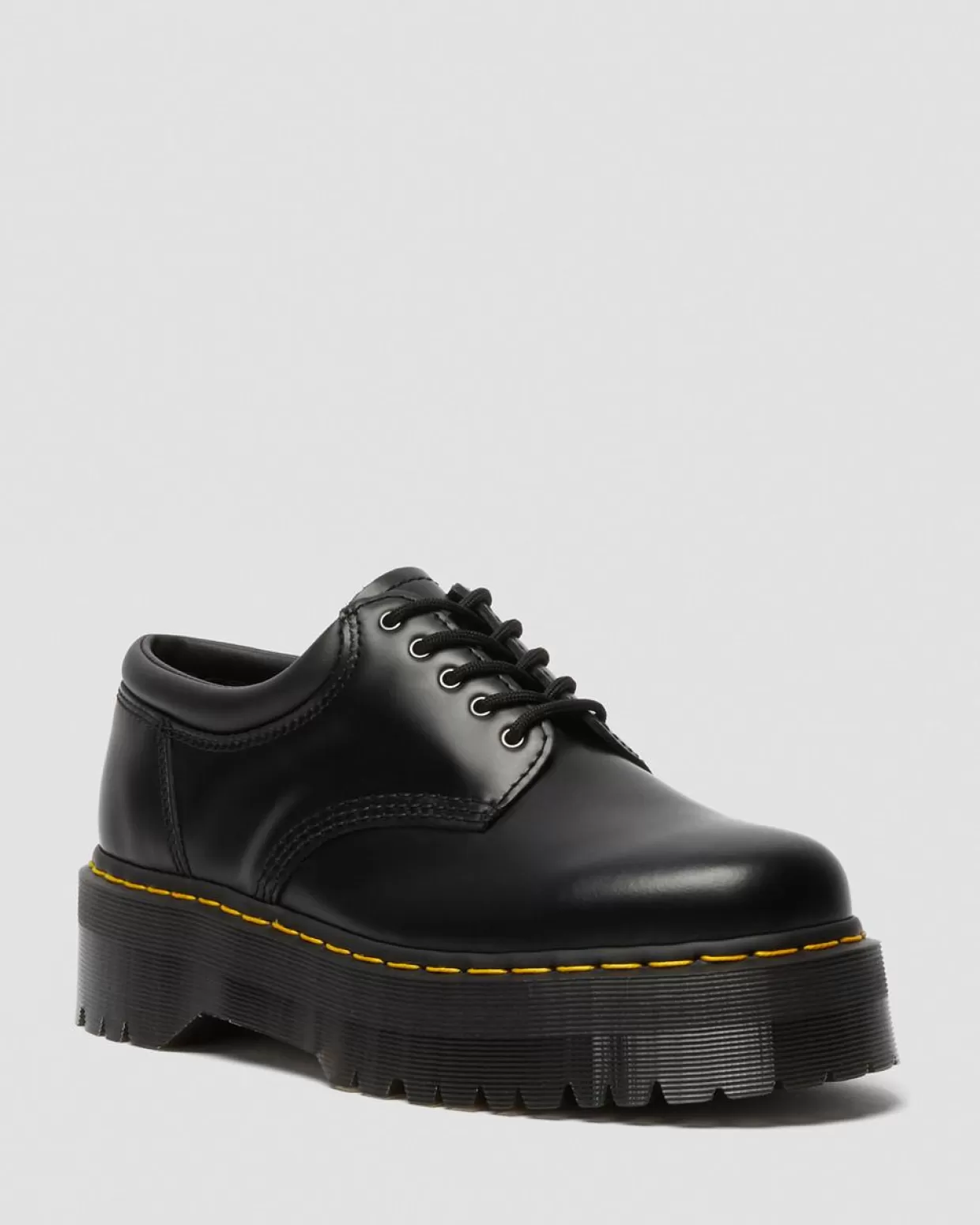 WOMENS Dr. Martens Scarpe platform 8053 Quad in pelle Smooth