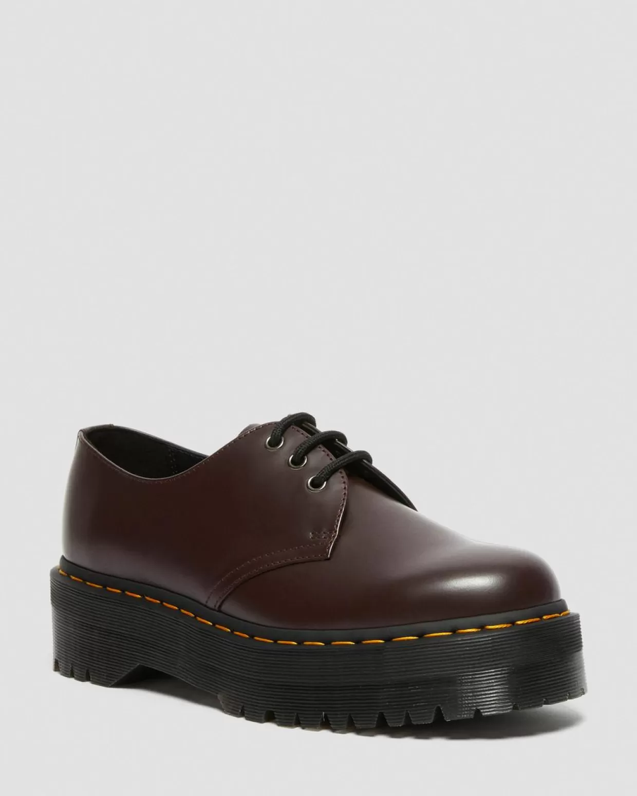WOMENS Dr. Martens Scarpe platform di pelle liscia 1461
