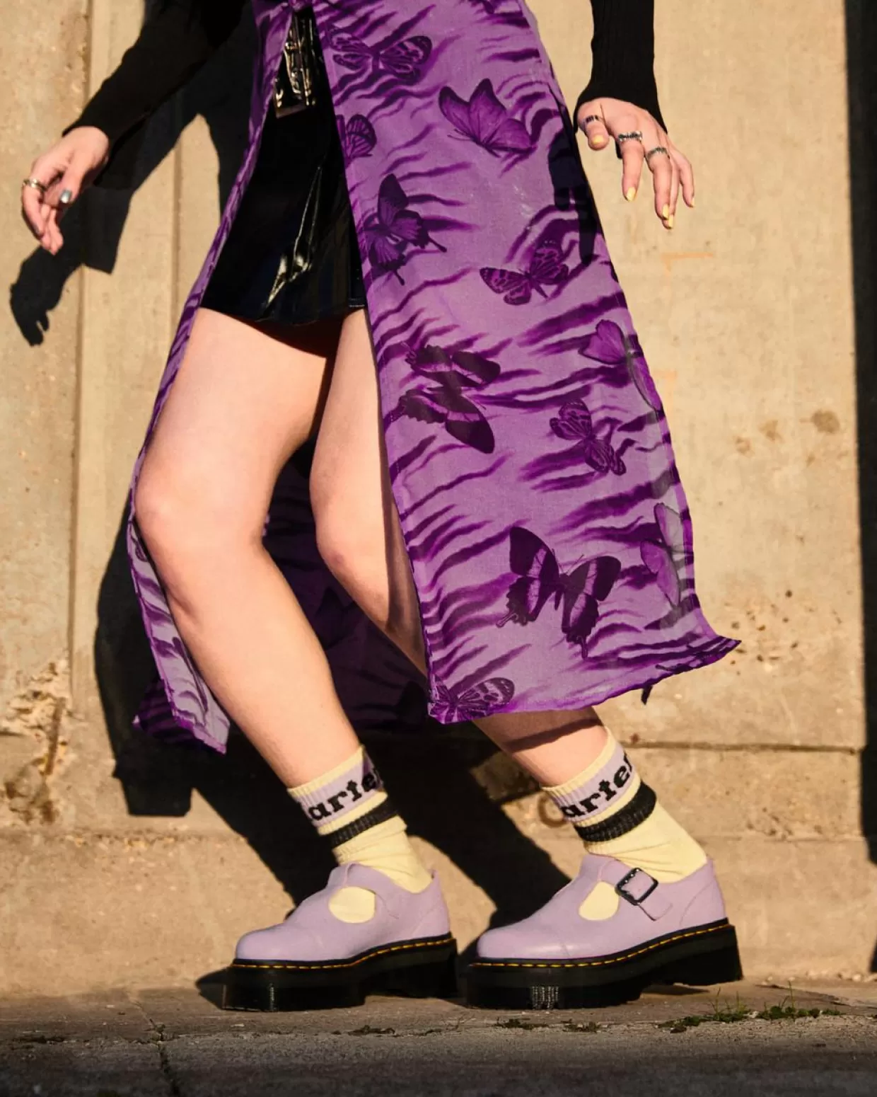 WOMENS Dr. Martens Scarpe platform Mary Jane Bethan in pelle Pisa