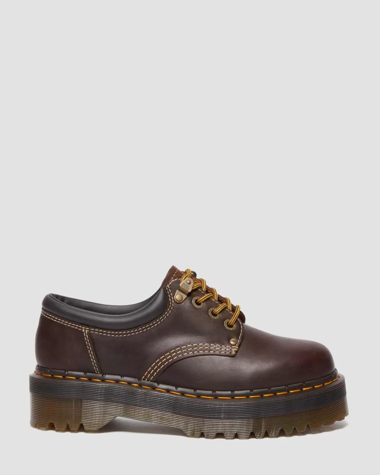 WOMENS Dr. Martens Scarpe platform Quad II 8053 in pelle Crazy Horse