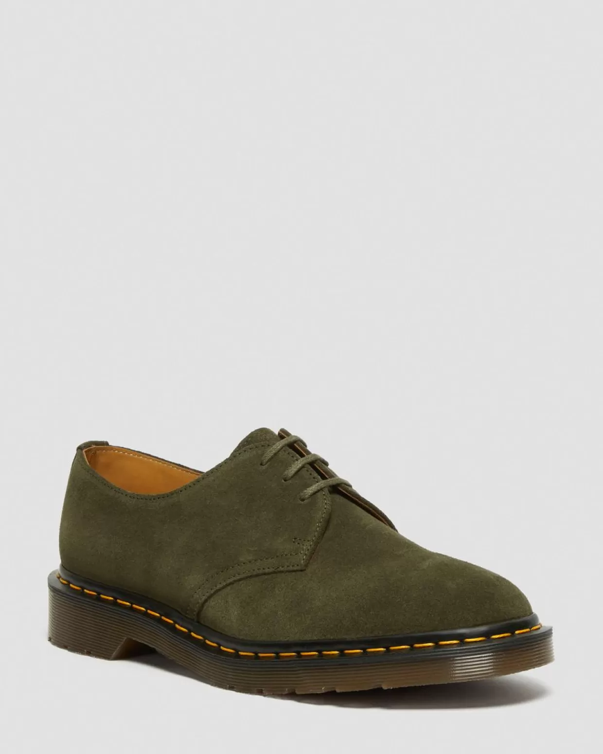 MENS Dr. Martens Scarpe scamosciate 1461 Made in England in pelle Nubuck