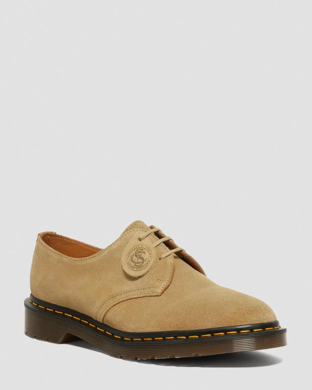 MENS Dr. Martens Scarpe scamosciate 1461 Made in England in pelle Nubuck