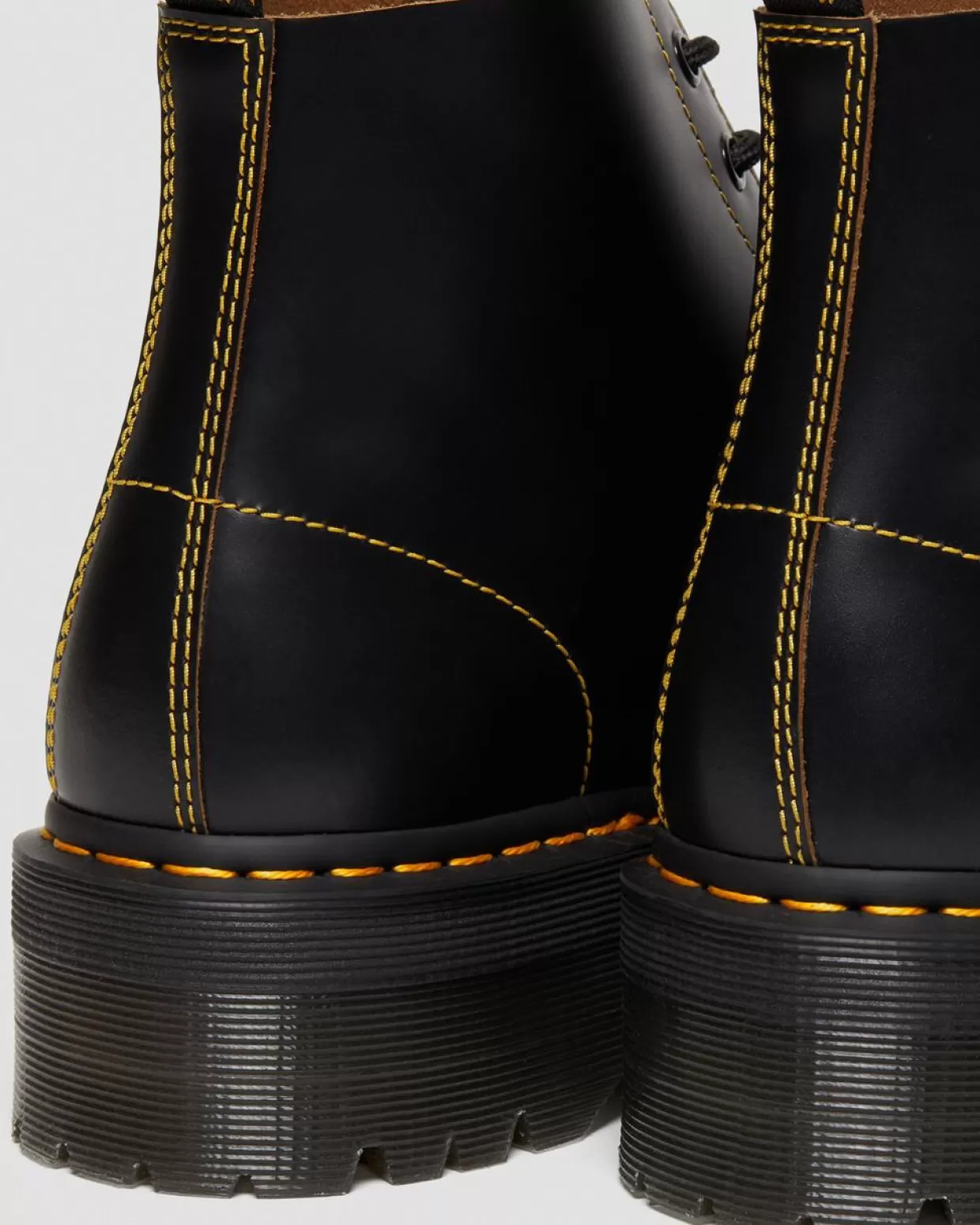MENS Dr. Martens Stivaletti 101 Platform Quad vintage in pelle Smooth
