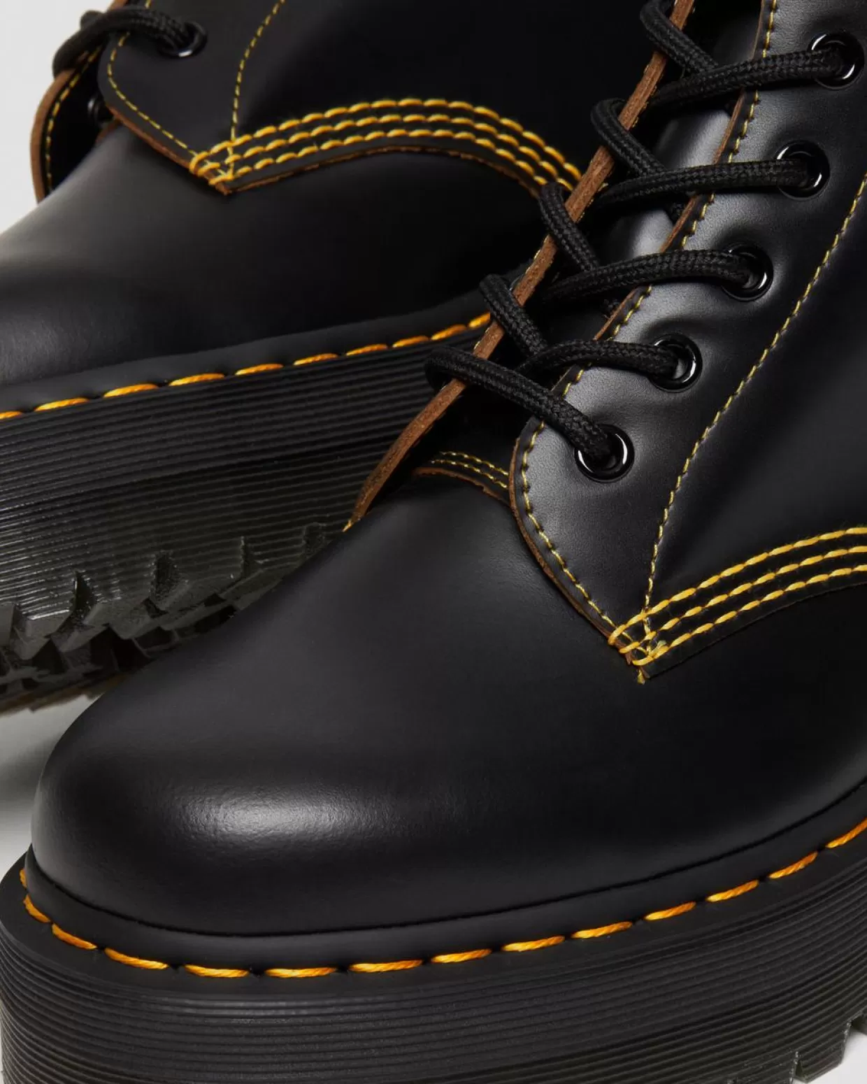 MENS Dr. Martens Stivaletti 101 Platform Quad vintage in pelle Smooth