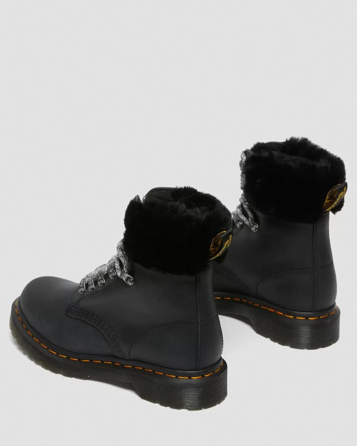 UNISEX Dr. Martens Stivaletti 1460 Serena Collar Con Rivestimento Interno In Pelliccia Sintetica
