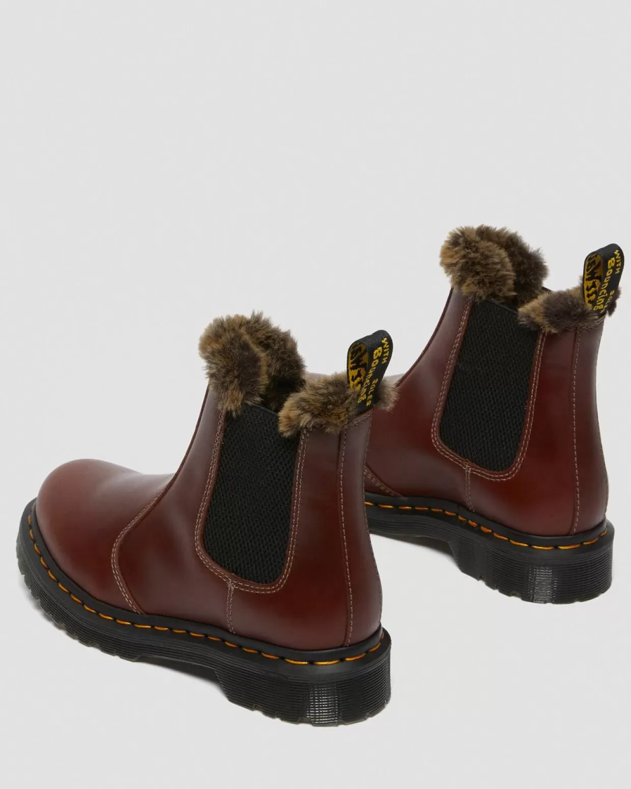 GIFTS Dr. Martens Stivaletti Chelsea 2976 Abruzzo Con Rivestimento Interno In Pelliccia Sintetica