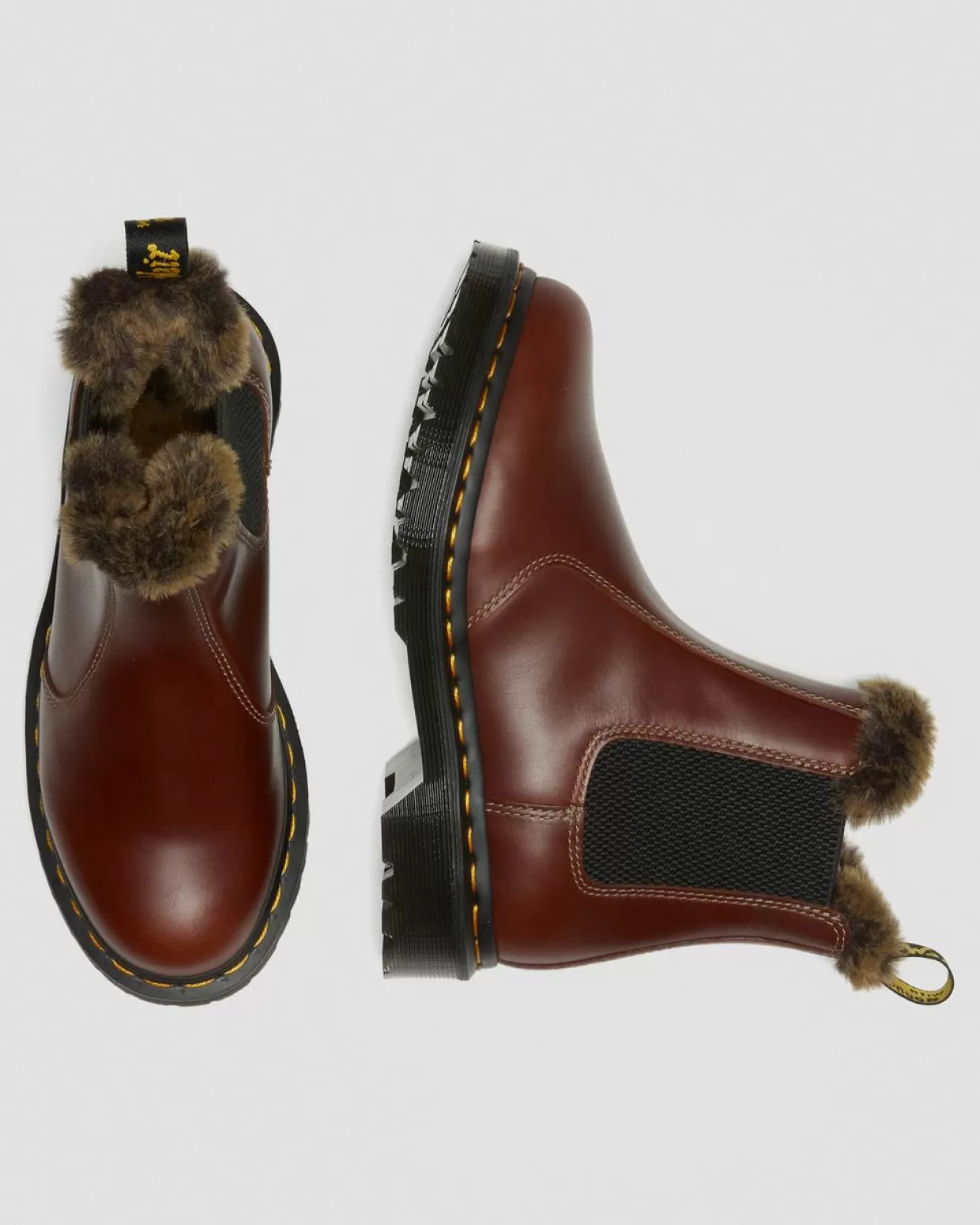 GIFTS Dr. Martens Stivaletti Chelsea 2976 Abruzzo Con Rivestimento Interno In Pelliccia Sintetica