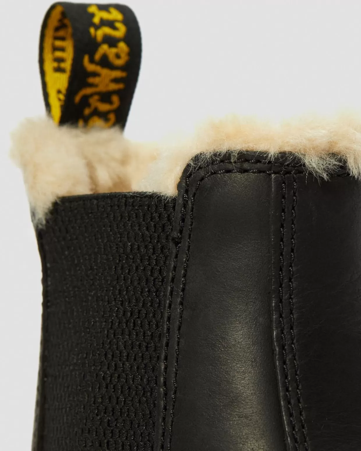 WOMENS Dr. Martens Stivaletti Chelsea 2976 Leonore Con Rivestimento In Pelliccia Sintetica