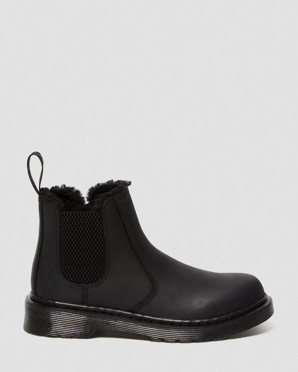 KIDS Dr. Martens Stivaletti Chelsea 2976 Leonore Junior con rivestimento in pelliccia sintetica
