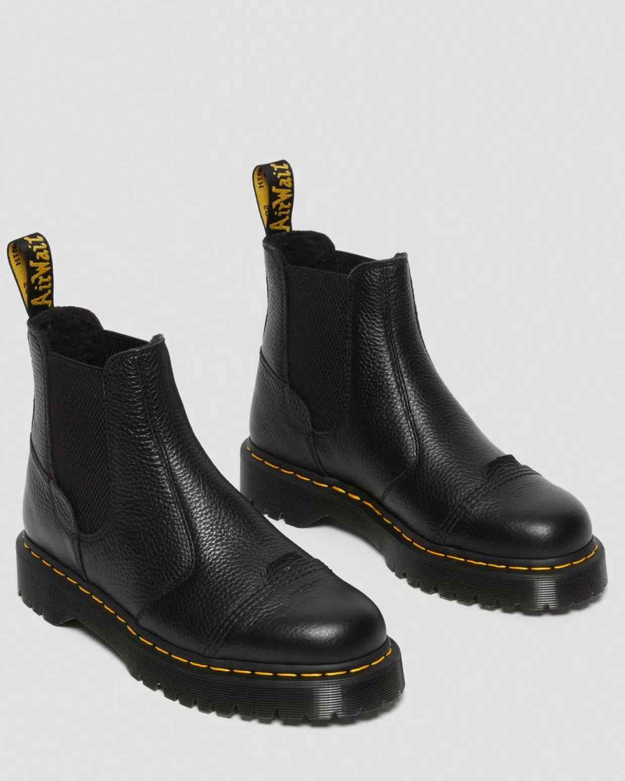 GIFTS Dr. Martens Stivaletti Chelsea Platform 2976 Bex Con Rivestimento Interno In Pelliccia Sintetica