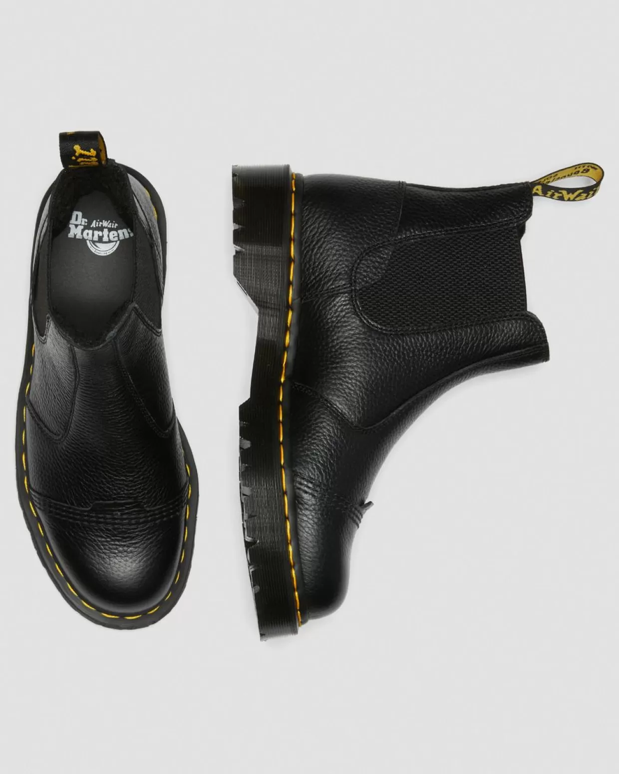 GIFTS Dr. Martens Stivaletti Chelsea Platform 2976 Bex Con Rivestimento Interno In Pelliccia Sintetica