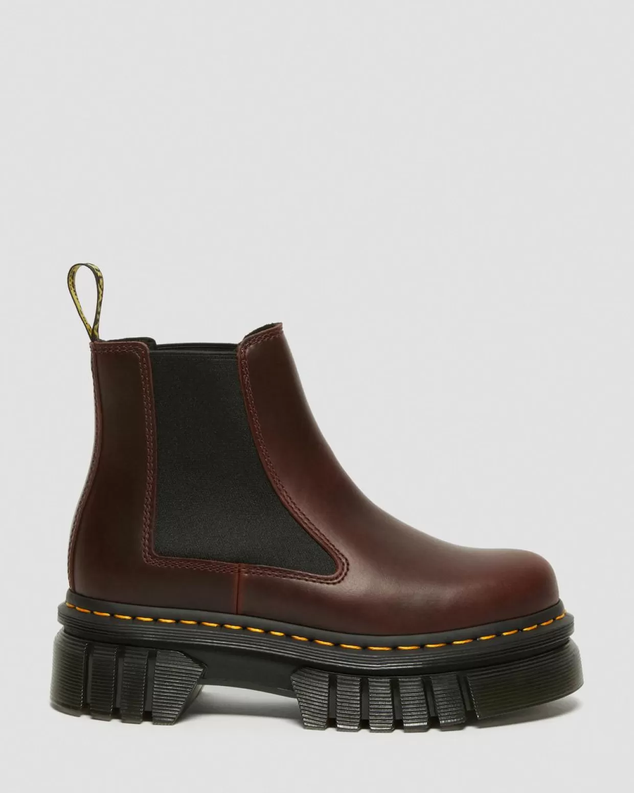 WOMENS Dr. Martens Stivaletti Chelsea platform Audrick in pelle Brando