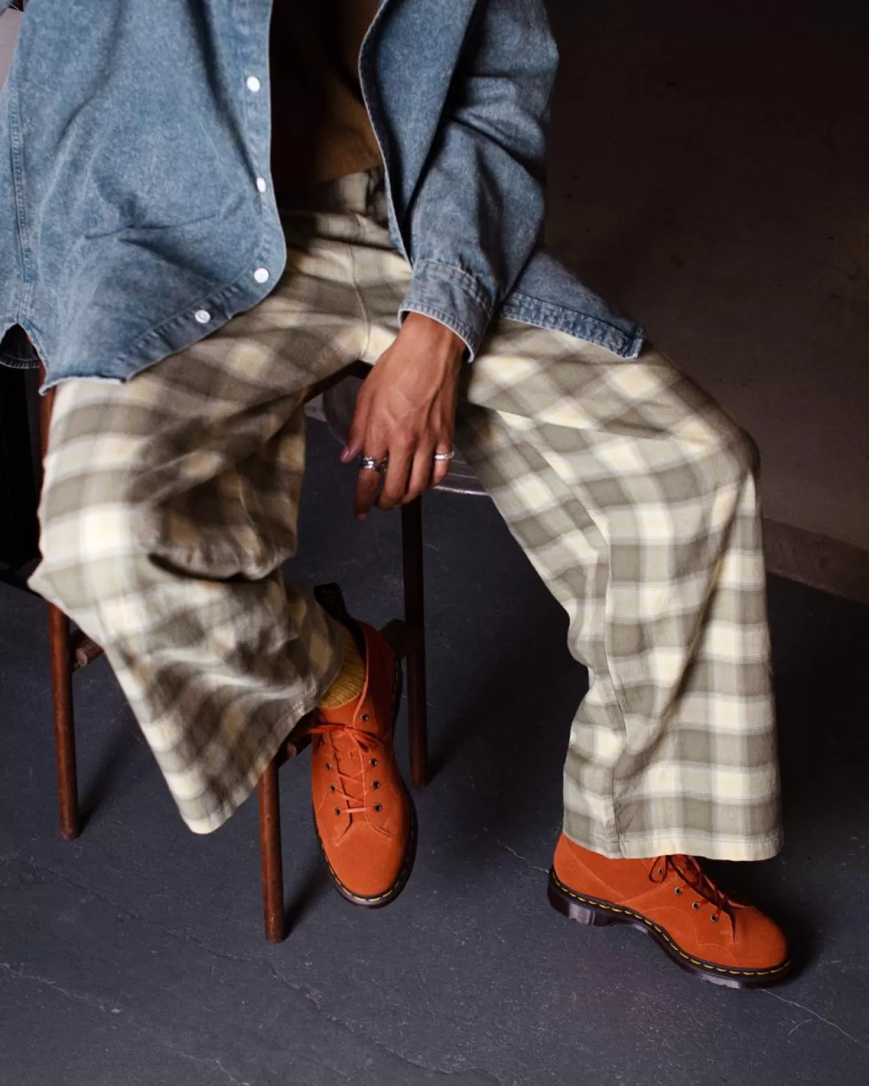 MENS Dr. Martens Stivaletti Church scamosciati in pelle Monkey